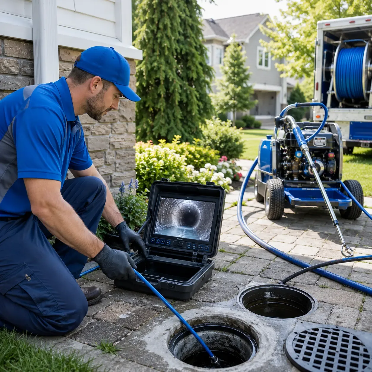 Outdoor drain cleaning professionals serving Petersburg, KY
